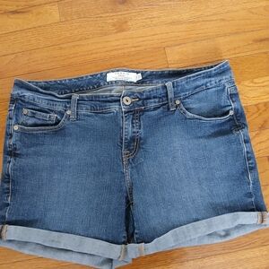 Torrid Dark Wash Denim Shorts